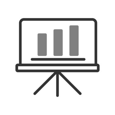 grafik ikonu vektör illüstrasyonu