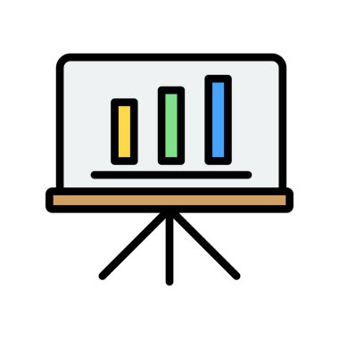 iş grafiği vektör illüstrasyonu