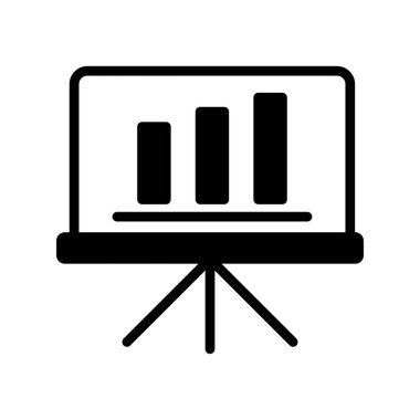 grafik ikonu vektör illüstrasyonu