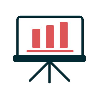grafik ikonu vektör illüstrasyonu