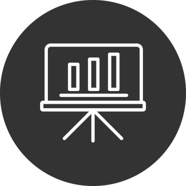 vektör lcd simgesi illüstrasyonu