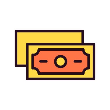 Para için. Web simgesi basit illüstrasyon