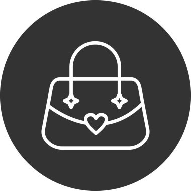 çanta vektör simgesi modern basit tasarım