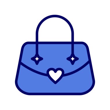 çanta simgesi vektör illüstrasyonu