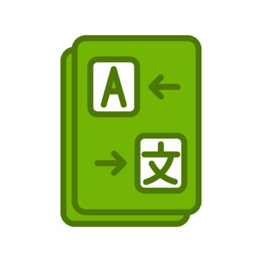 yeşil ve mavi araba ikonu. vektör illüstrasyonu