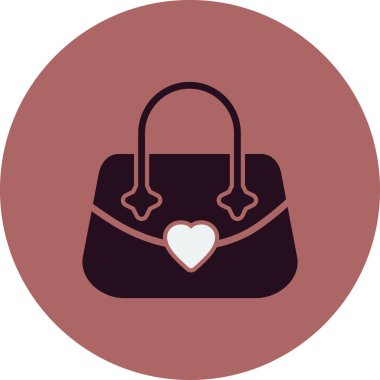 Çanta. Web simgesi basit illüstrasyon