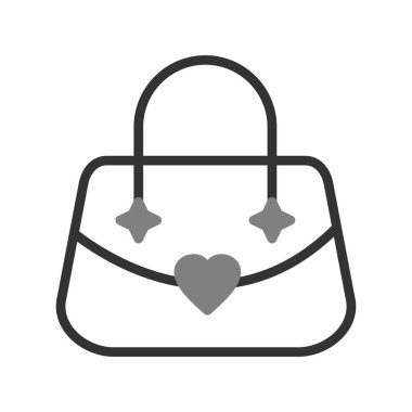 çanta simgesi vektör illüstrasyonu