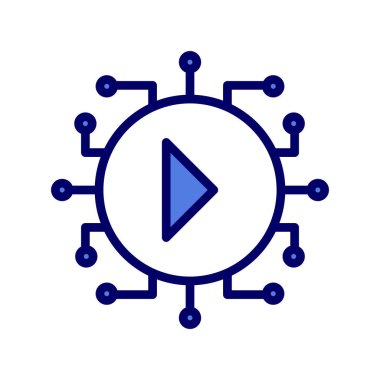 seo modern simgesinin vektör illüstrasyonu