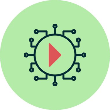 seo modern simgesinin vektör illüstrasyonu