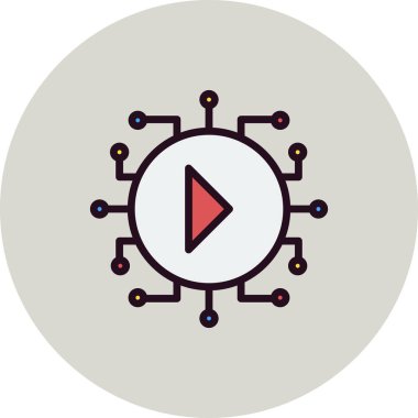 seo modern simgesinin vektör illüstrasyonu