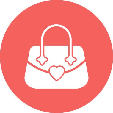 çanta simgesi vektör illüstrasyonu