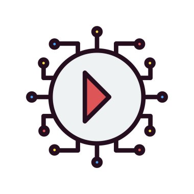 seo modern simgesinin vektör illüstrasyonu