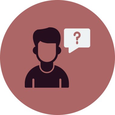 kullanıcı. Web simgesi basit illüstrasyon