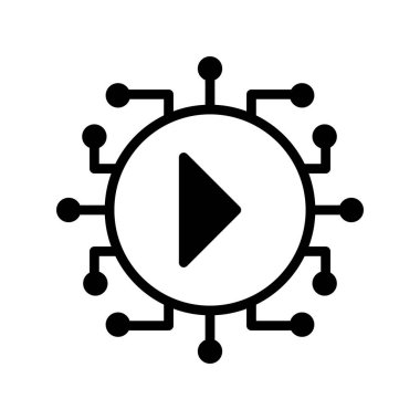 seo modern simgesinin vektör illüstrasyonu