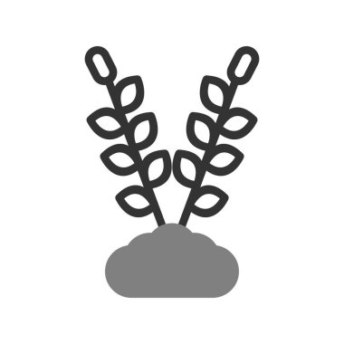 bitki simgesi vektör illüstrasyonu