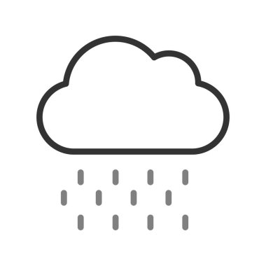 bulut simgesi, vektör illüstrasyonu