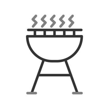 Izgara ikonu. Web için et vektör simgelerinin özet çizimi