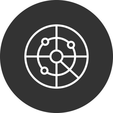 Seo simgesinin vektör illüstrasyonu