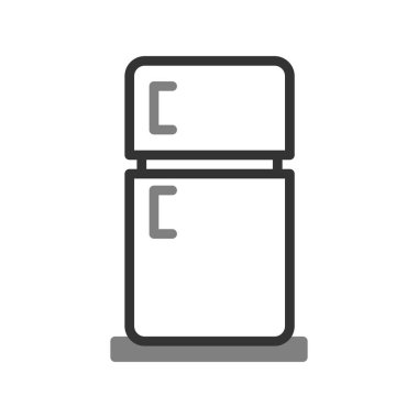 Buzdolabı simgesi, modern vektör illüstrasyon tasarımı