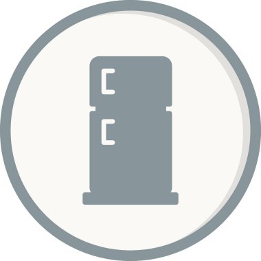 Buzdolabı simgesi, modern vektör illüstrasyon tasarımı