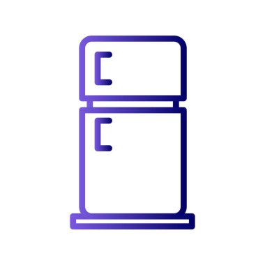 Buzdolabı simgesi, modern vektör illüstrasyon tasarımı