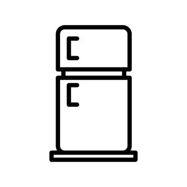 Buzdolabı simgesi, modern vektör illüstrasyon tasarımı