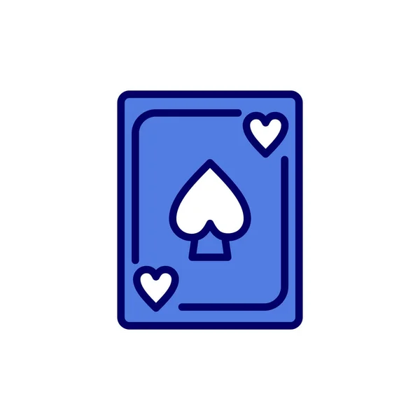 Casino Vector Icon Modern Illustration — Stockvector