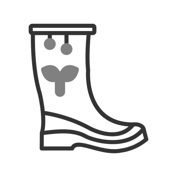 Boot Icon Vector Illustration — Stock Vector