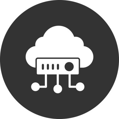 Bulut ağı. Basit resimleme