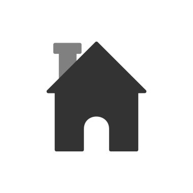 ev simgesini, basit vektör çizim