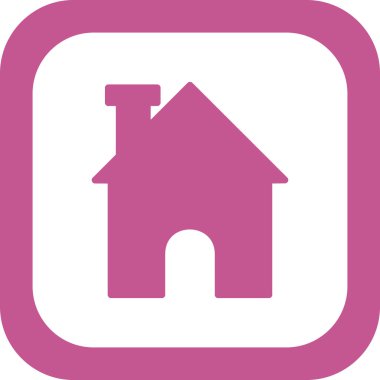 ev simgesini, basit vektör çizim