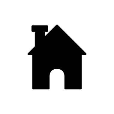 ev simgesini, basit vektör çizim