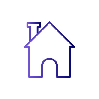 ev simgesini, basit vektör çizim