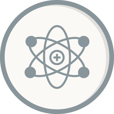 atom ağ ikonu vektör illüstrasyonu  