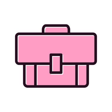 evrak çantası simgesi vektör illüstrasyon tasarımı