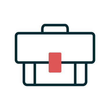 evrak çantası simgesi vektör illüstrasyon tasarımı