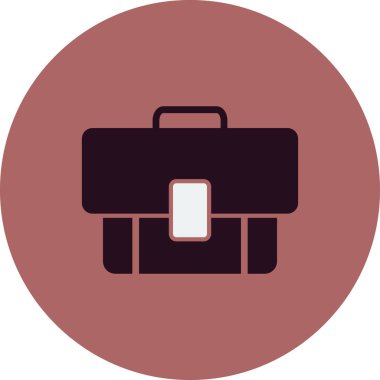 evrak çantası simgesi vektör illüstrasyon tasarımı