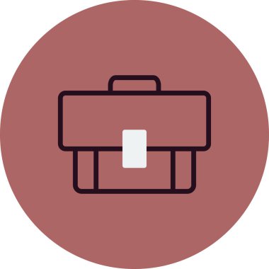 evrak çantası simgesi vektör illüstrasyon tasarımı