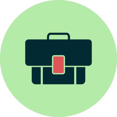 evrak çantası simgesi vektör illüstrasyon tasarımı