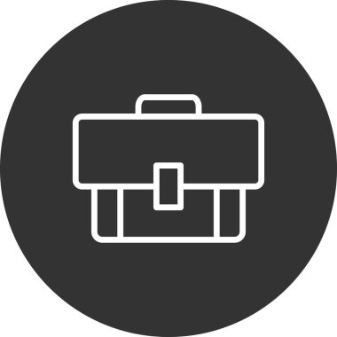 evrak çantası simgesi vektör illüstrasyon tasarımı