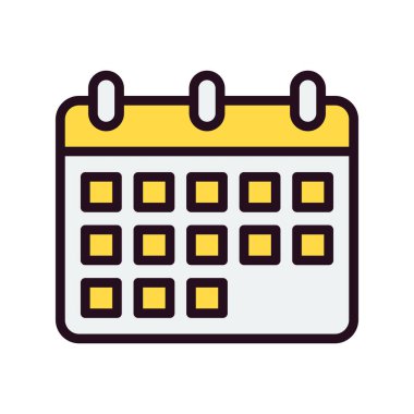 calendar icon, vector illustration design