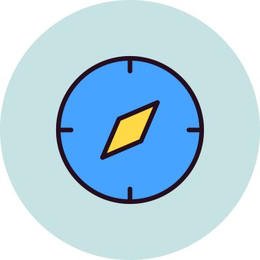 Pusula simgesi vektör resimlemesi