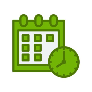 takvim vektörü ince çizgi simgesi