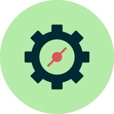 vektör simgesi modern basit ve temiz dişli ayarlanıyor