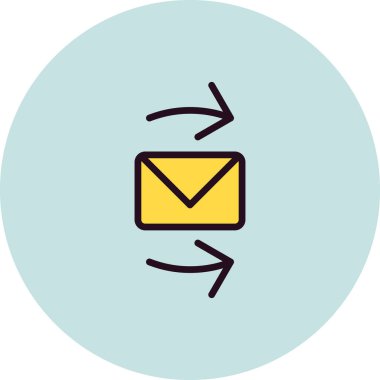 e- posta simgesi, vektör illüstrasyonu