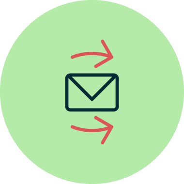 e- posta simgesi, vektör illüstrasyonu