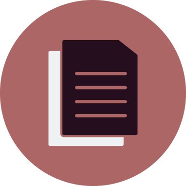 Dosya simgesi, vektör illüstrasyon tasarımı