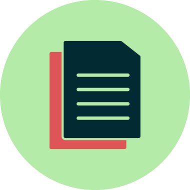 Dosya simgesi, vektör illüstrasyon tasarımı