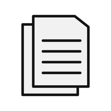 Dosya simgesi, vektör illüstrasyon tasarımı