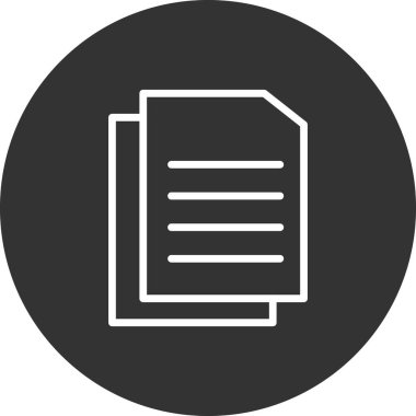 Dosya simgesi, vektör illüstrasyon tasarımı